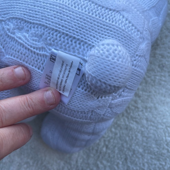 Baby Mode argle sweater pattern white teddy bear - Picture 5 of 8